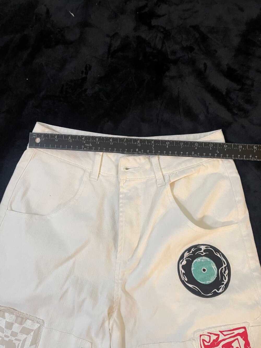 Loiter patchwork double knee pants with super clean streetwear vibe 🔥 - Picture 5 of 8